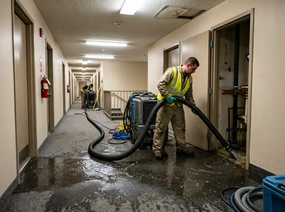 multi-unit-apartment-hallway-f-005 — frequently asked questions, Emergency Burst Pipe Water Extraction & Removal in Coral Sp…